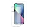 Miniatyrbilde 5 av 5: 4smarts 360° Starter Set - Baksidedeksel for mobiltelefon - herdet glass, oleofobisk belegg, termoplast-polyuretan (TPU) - blank - for Apple iPhone 1