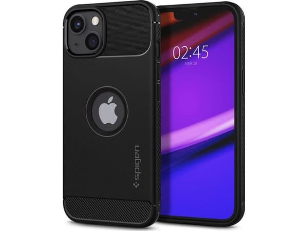Spigen ACS03314, Omslag, Apple, iPhone 13 Mini, 13,7 cm (5.4"), Svart