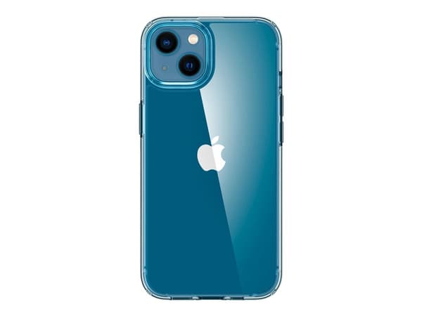 Spigen Ultra Hybrid - Baksidesskydd för mobiltelefon - polykarbonat, termoplastisk polyuretan (TPU) - CrystalClear - 6.1" - för Apple iPhone 13
