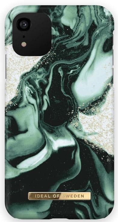 iDeal Of Sweden iPhone 13 skal - Golden Olive Marble