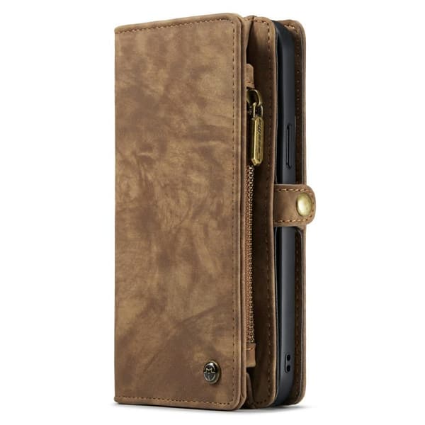 CASEME iPhone 13 Pro 2-in-1 Wallet Phone Shell - Brun