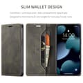 Miniatyrbillede 3 af 6: AUTSPACE A01 Retro Wallet Case for iPhone 13 Pro Max - Coffee