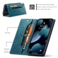 Miniatyrbillede 3 af 7: AUTSPACE A01 Retro Wallet Case for iPhone 13 Pro Max - Blue