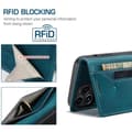 Miniatyrbillede 5 af 7: AUTSPACE A01 Retro Wallet Case for iPhone 13 Pro Max - Blue