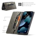 Miniatyrbillede 7 af 11: AUTSPACE A01 Retro tegnebog taske til iPhone 13 - Kaffe
