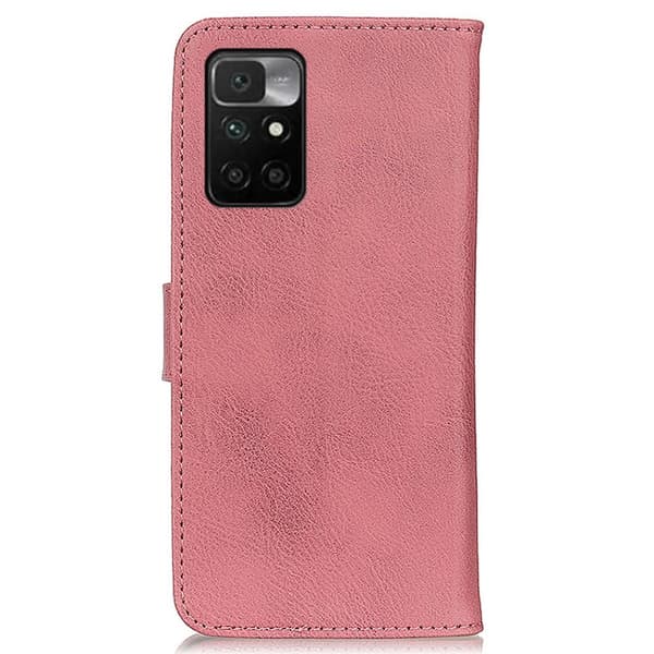 KHAZNEH Wallet Stand Case for Xiaomi Redmi 10 - Red