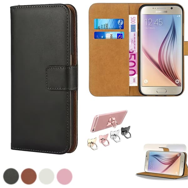Samsung Galaxy S7 Edge - Læder cover / Beskyttelse