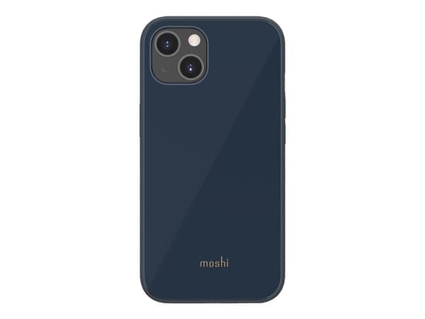 Moshi iGlaze - Baksidedeksel for mobiltelefon - hard polymer, soft polymer - skiferblå - for Apple iPhone 13 Pro Max