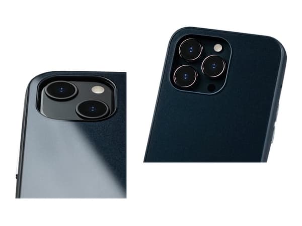 Moshi iGlaze - Baksidedeksel for mobiltelefon - hard polymer, soft polymer - skiferblå - for Apple iPhone 13 Pro Max