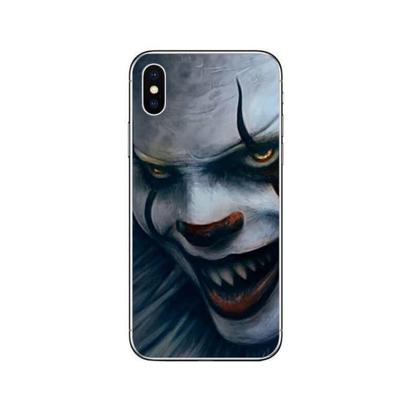 Läskigt skal clown from stephen king's ''it'' målning iPhone