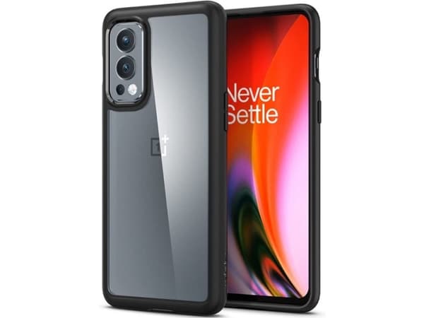 Spigen ACS03664, Suojus, OnePlus, Nord 2 5G, 16,3 cm (6.42"), Musta, Läpinäkyvä