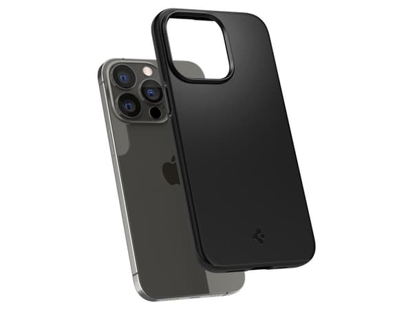 Spigen Thin Fit, Omslag, Apple, iPhone 13 Pro, 15,5 cm (6.1"), Svart