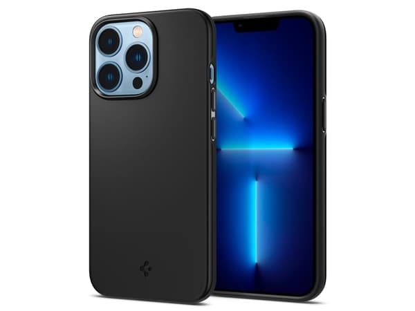 Spigen Thin Fit, Omslag, Apple, iPhone 13 Pro, 15,5 cm (6.1"), Svart