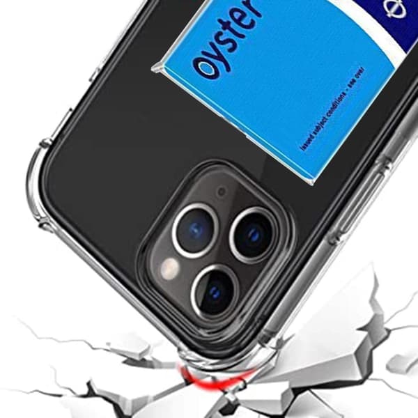 Genomtänkt Skal med Kortfack - iPhone 13 Pro