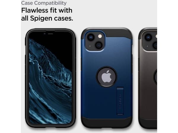 Spigen AGL03387, Suojus, Apple, iPhone 13 / 13 Pro, 15,5 cm (6.1"), Musta