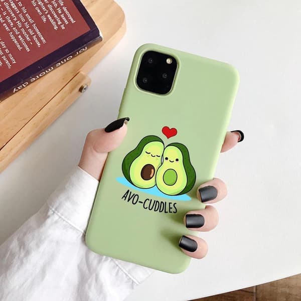 iPhone 13 Pro Max Mini skal avokado myser avo-cuddles grön