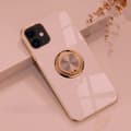 Miniatyrbillede 3 af 9: Luksuriøst stilfuldt ‘iPhone 13 Mini’ etui med ringstander funktion Guld