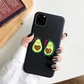 Miniatyrbillede 1 af 3: iPhone 12 & 13 Pro Max Mini case avocado med kerne og hjerter