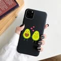 Miniatyrbillede 1 af 3: iPhone 12 & 13 Pro Max Mini skal glad avocado holder i hånd