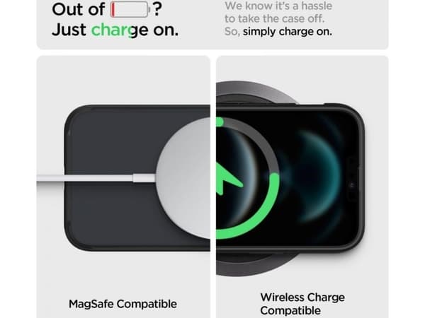 Spigen ACS03619, Etui, Apple, iPhone 13 Pro Max, 17 cm (6.7"), Sort