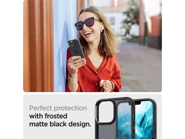 Spigen ACS03619, Etui, Apple, iPhone 13 Pro Max, 17 cm (6.7"), Sort