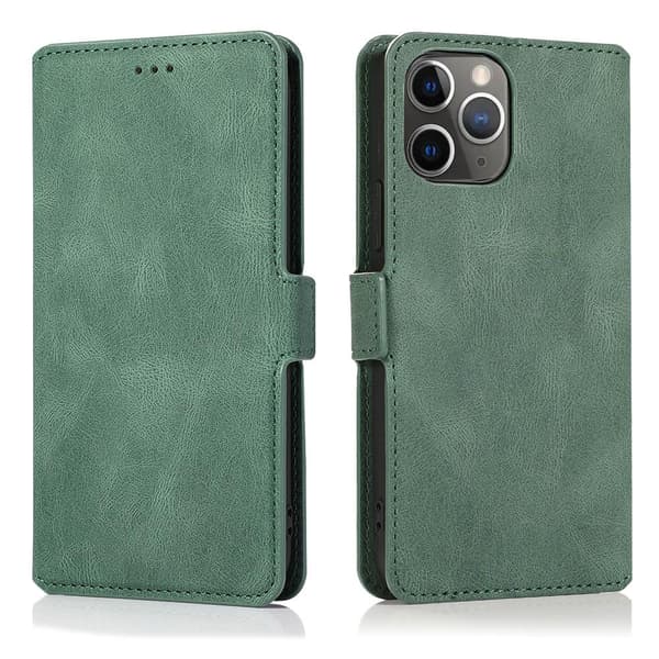 Stilsäkert Plånboksfodral (Floveme) - iPhone 13 Pro Mörkgrön Mörkgrön
