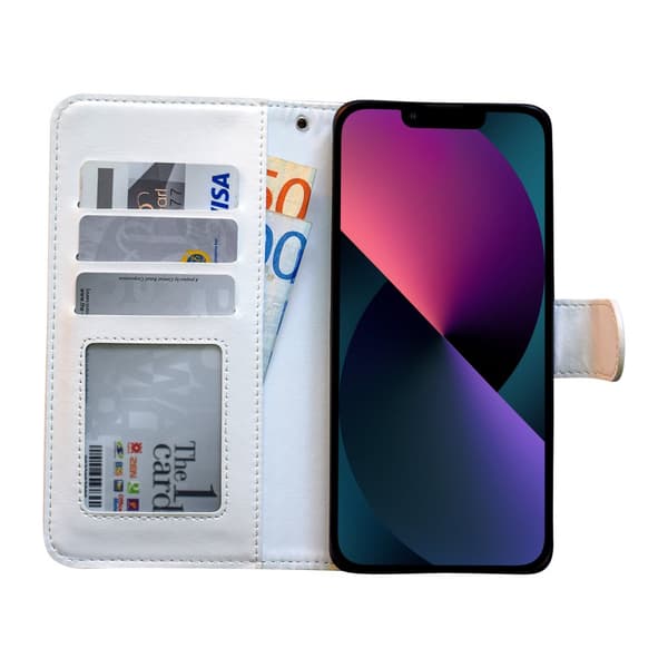 Komfort & Skydd iPhone 13 - Elegant Plånboksfodral