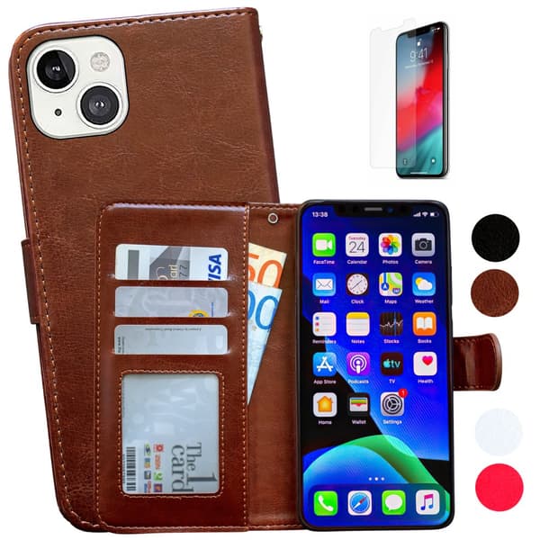 iPhone 13 Tekstil-etui - Enkel, Elegant og Beskyttende Brown