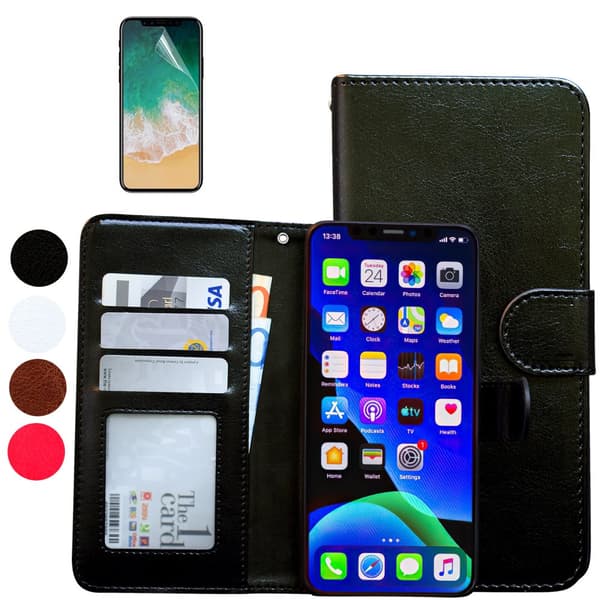 iPhone 13 Pro Max - Läderfodral / Skydd Brown