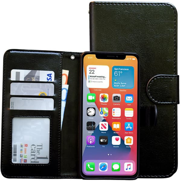 iPhone 13 Pro Max - Nahkakotelo / Suoja