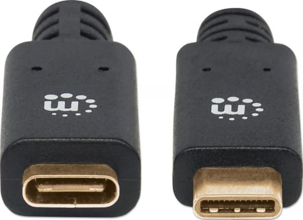 KabelUSB 3.0 forlengelseskabel USB-C til USB-C 3.2 Gen1 M/F 1.0M