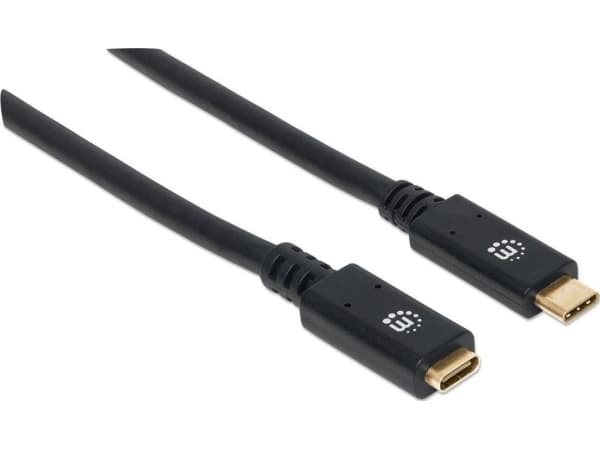 KabelUSB 3.0 forlengelseskabel USB-C til USB-C 3.2 Gen1 M/F 1.0M