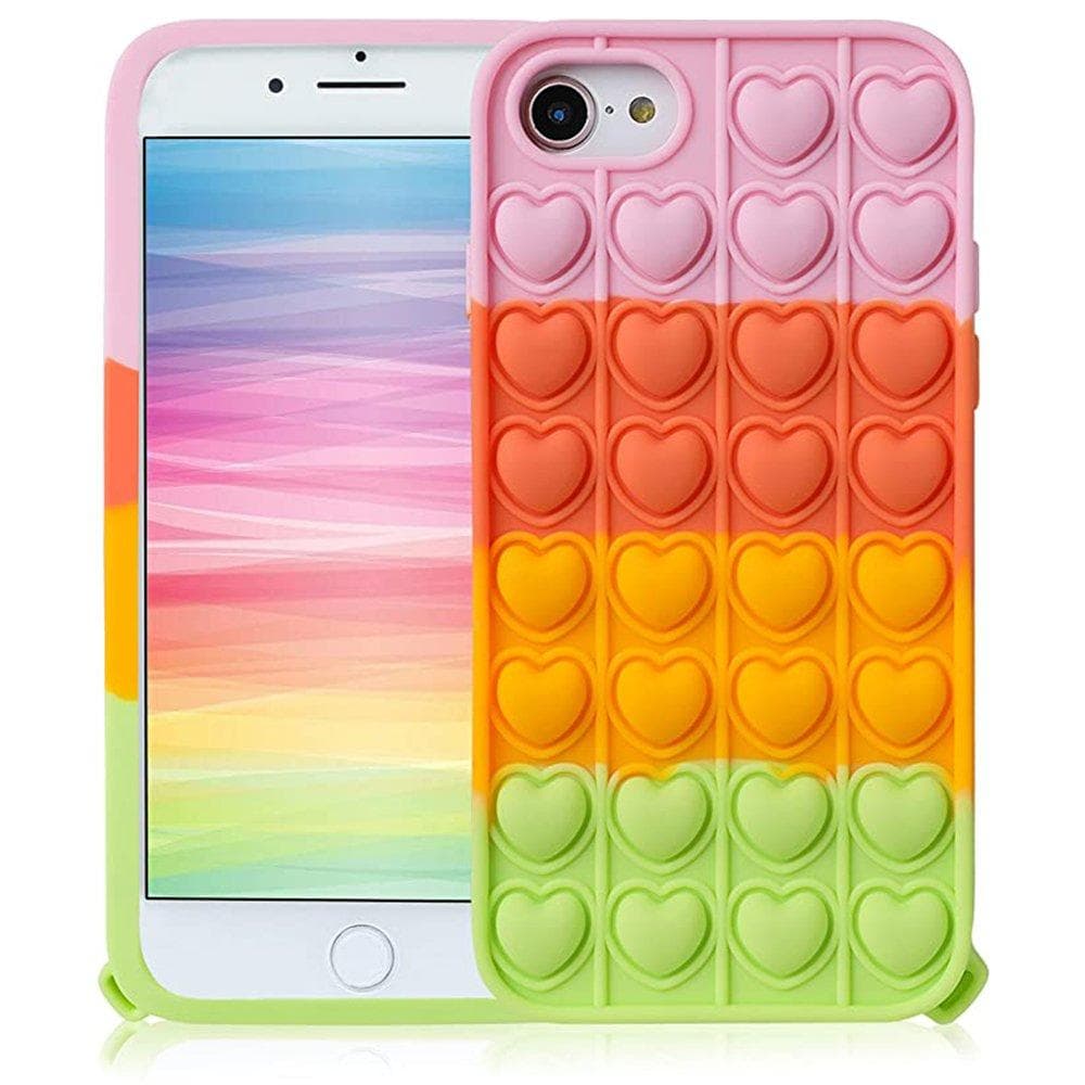 Stötdämpande Fidget Pop It Skal - iPhone 8