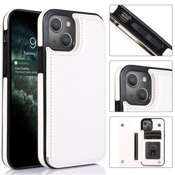 iPhone 13 - Stilrent Praktiskt Skal med Korthållare