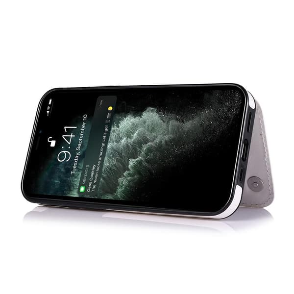 iPhone 13 Mini - Professionellt Smidigt Skal med Korthållare