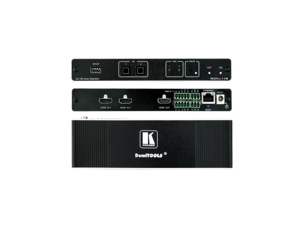 Kramer DemiTOOLS VS-211XS - 2x1 svitsjer / lydfjerner