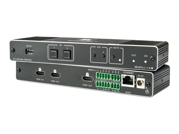 Kramer DemiTOOLS VS-211XS - 2x1 svitsjer / lydfjerner