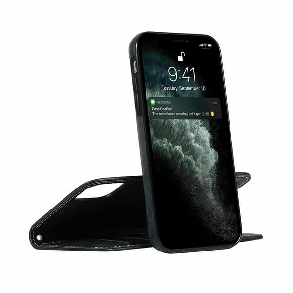 iPhone 13 Mini - Professionellt Praktiskt LEMAN Plånboksfodral