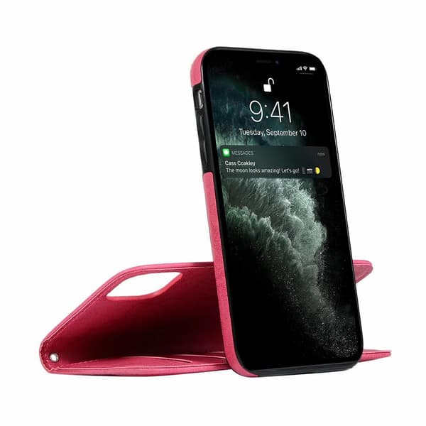 iPhone 13 Mini - Professionellt Praktiskt LEMAN Plånboksfodral