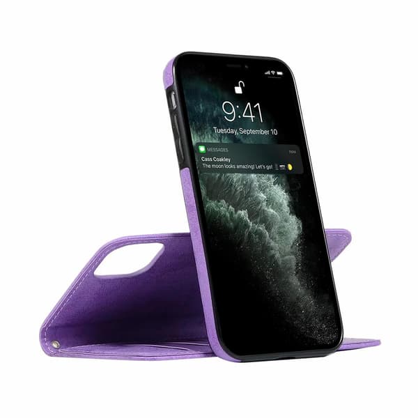 iPhone 13 Mini - Professionellt Praktiskt LEMAN Plånboksfodral