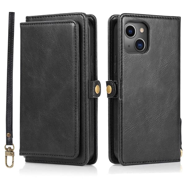 Praktiskt Kraftfullt Plånboksfodral - iPhone 13 Mini