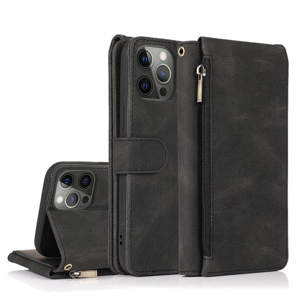 iPhone 12 Pro Max - Elegant Robust Plånboksfodral