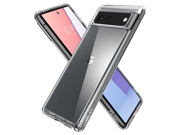 Spigen Ultra Hybrid, Omslag, Google, Pixel 6, 16,3 cm (6.4"), Transparent