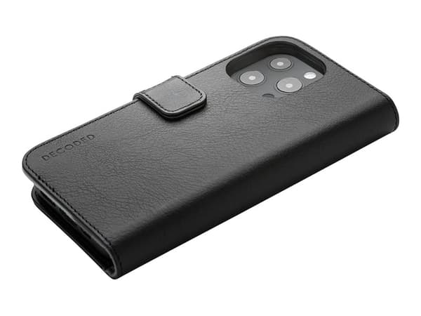 Decoded D22IPO61PDW4BK, Lompakkokotelo, Apple, iPhone 13 Pro, 15,5 cm (6.1"), Musta