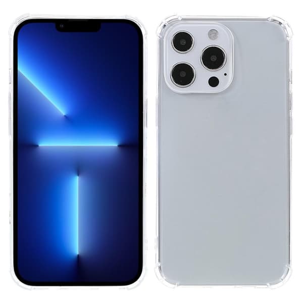 iPhone 13 Pro Max Soft TPU Phone Case Cover Enhanced Four Corners Anti-fall