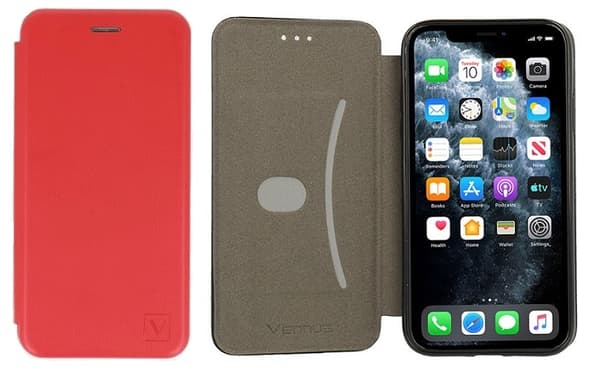 iPhone 13 Flip Cover Fodral Röd Vennus