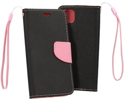 Plånboksfodral iPhone 13 Mini EKO Svart / Rosa