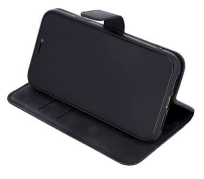 Plånboksfodral iPhone 13 Pro Eko Läder Svart