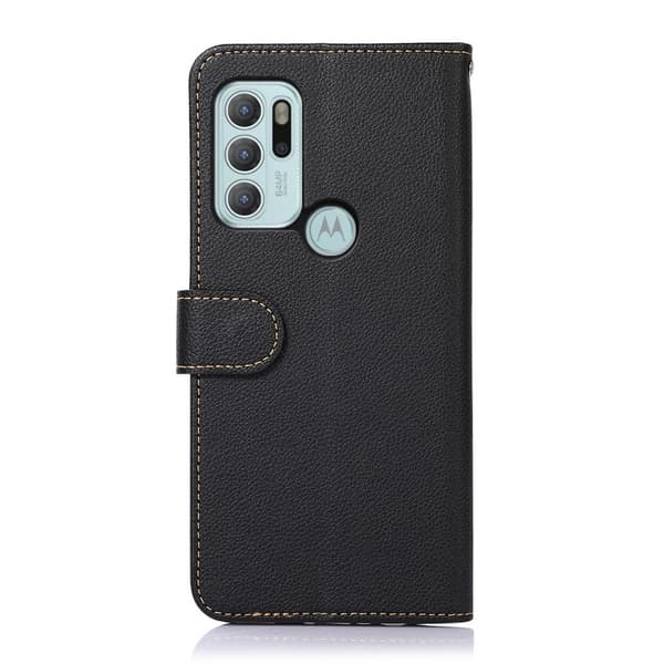 KHAZNEH Telefoncover til Motorola Moto G60s - Sort/Rød