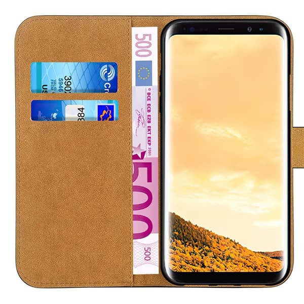 Samsung Galaxy S8 - Læder cover / Beskyttelse